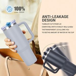 Gourde isotherme personnalisée en acier inoxydable de 40 oz, vert lac, avec paille, 100 % étanche, isolation sous vide, pour 6 à 12 heures - Product Image 2