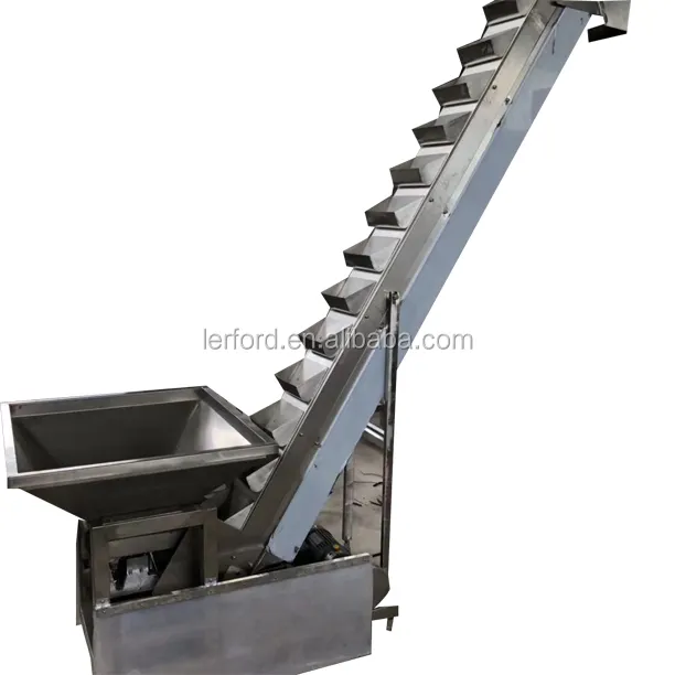 Industrielle automatische Slope Conveyor Elevator Belt Conveyor Lift Produktions linie