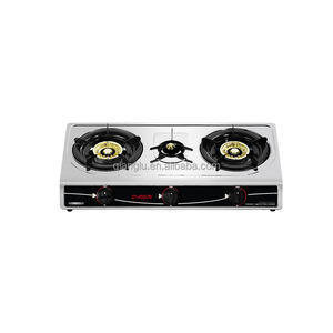 테이블 탑 가스 스토브, 스테인레스 스틸 가스 쿠커, 3 버너 가정용 가스 스토브 - Product Image 4