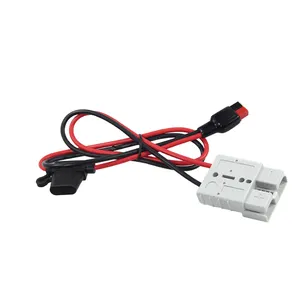 Battery Jumper Golf 24V Power 12V Solar Panel Cable 2 Pin Connector To Sb-50 Ev Dc Charger Anderson