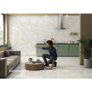 Azulejos de porcelana de lujo Colorado White de 800x1600 mm con diseño de mármol blanco para pisos comerciales de primera calidad - Product Image 5