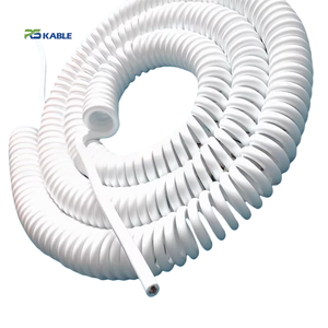 Kabel Spirale Benutzer definierte Länge 6 Adern 1 Quadrat Arbeit 5 Meter Spiral draht Feder Flexibles Kabel Spiral kabel Kabel für Anhänger - Product Image 5