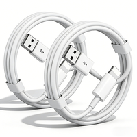 Kabel Data USB-A ke USB-C Berbahan PVC Kepang untuk Pengisian Cepat Ponsel