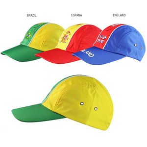 Gorras de Béisbol con Visera Plana, con la Bandera del País de los Fanáticos de las Ligas de Fútbol, 100% Poliéster, Unisex para Adultos, para las Cuatro Estaciones - Product Image 1