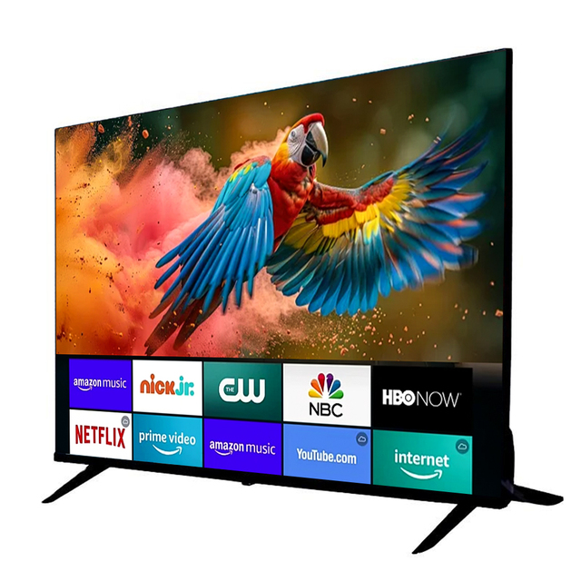 Mixed Container Loading Wholesale 4K UHD Smart TV 24"-110" A+ Original Glass Panel OEM ODM CKD Android Manufacturer Southeast