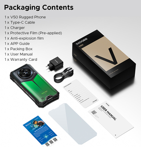 โทรศัพท์มือถือ Doogee V50 รุ่นทนทาน 5G 12+256GB กล้องหลัก 200MP AI Pet แบตเตอรี่ 11000mAh ระบบมองกลางคืน POC หน้าจอ 6.78 นิ้ว โทรศัพท์เล่นเกม Android 16 - Product Image 4