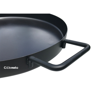 Cocina al aire libre de acero inoxidable de hierro fundido parrilla sartenes Camping fogata plancha de Pan - Product Image 4