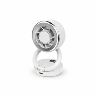 Mini ventilateur pliable et rétractable, 3 vitesses, 12000 tr/min, rotation multi-angles, format de poche, rechargeable par USB-C, ventilateur de bureau portable
