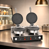 Gaufrier électrique en acier inoxydable pour usage commercial dans les restaurants, les pâtisseries, les hôtels et les foyers