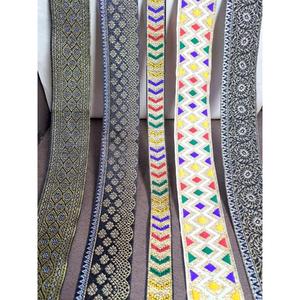 Vente en gros de chemisiers de sari en dentelle métallique de style moderne, modèle 4515 de la marque TSL, en polyester et coton, de haute qualité, pour la décoration de vêtements - Product Image 6