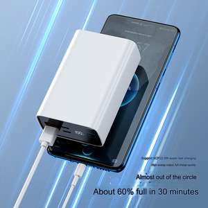 Banque de puissance de charge super rapide PD20W <span class=keywords><strong>45W</strong></span> haute capacité <span class=keywords><strong>30000mAh</strong></span> avec affichage LED à double interface USB Type-C pour une utilisation en extérieur - Product Image 4