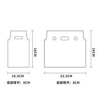 Sac de transport personnalisable en plastique pour gobelets, boissons Bubble Tea Boba, café et autres boissons à emporter