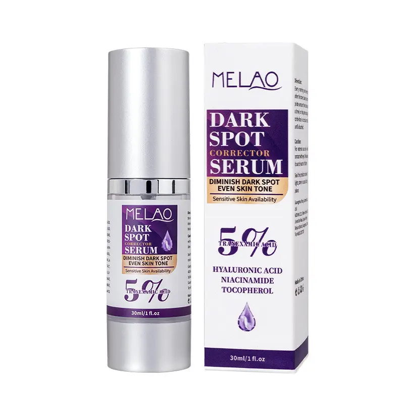 Private Label MELAO Dark Spot correttore antilentiggini siero Acne Mark rimozione profondo nutriente viso sbiancante siero