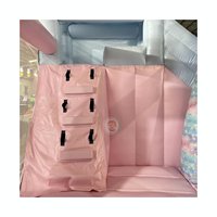 Structure gonflable extérieure pour enfant Rebond de sirène gonflable avec toboggan gonflable