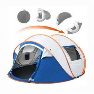 Tente pop-up automatique portable à une chambre, imperméable, pour la plage et le camping familial en plein air, pliable et pratique - Product Image 1