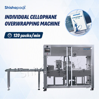 Machine d'emballage individuel sous cellophane pour tabac à chicha, Enveloppeuse automatique de boîtes de mélasse pour chicha PLC 304SS