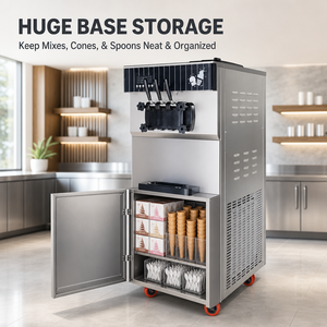 Máquina de Helados Automática de <span class=keywords><strong>3</strong></span> Sabores, Máquina Comercial para Hacer Helados Suaves para Negocios, Camión de Helados - Product Image 2