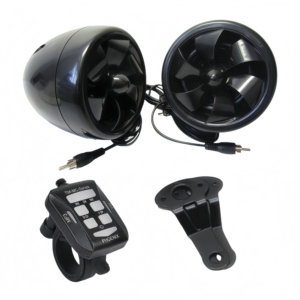 Amplificateur de <span class=keywords><strong>moto</strong></span> étanche avec haut-parleur et <span class=keywords><strong>transmetteur</strong></span> FM, qualité sonore Hi-Fi pour système audio de <span class=keywords><strong>moto</strong></span>, compatible USB AUX BT - Product Image 3