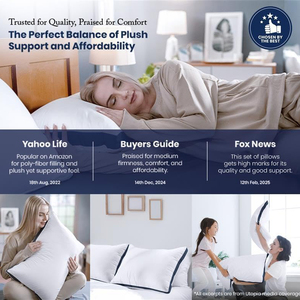 5 Star <span class=keywords><strong>Hotel</strong></span> Luxury Collection 100% Fibra de poliéster Venta al por mayor Cama <span class=keywords><strong>Hilton</strong></span> 1000g Almohadas para dormir cómodo - Product Image 6