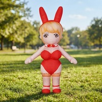 Costume de poupée publicitaire gonflable personnalisé en tissu Oxford imperméable et durable de haute qualité