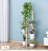 Besi Seni Interior Kamar Balkon Dekorasi Jenis Lantai Multilayer Keluarga Scindapsus Aureus Bunga Pot Rak