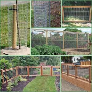 Panneau de cage à lapins en treillis soudé revêtu de PVC, calibre 21, galvanisé argenté, pour enclos d'animaux de <span class=keywords><strong>petite</strong></span> taille - Product Image 5