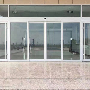 Porte coulissante automatique avec commande d'interrupteur à clé pour accès autorisé - Product Image 2