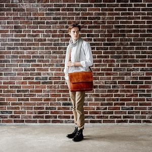 Authentic Vintage Genuine Leather <b>Laptop</b> Sleeve Stylish & Protective Messenger for Men & <b>Women</b> - Product Image 1