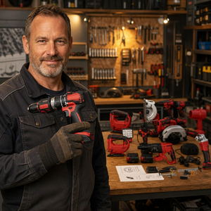 Kit de Herramientas Eléctricas Inalámbricas Versátiles, Herramientas Eléctricas Recargables con Batería para <span class=keywords><strong>Carpintero</strong></span>, Construcción y Servicio de Reparaciones - Product Image 6