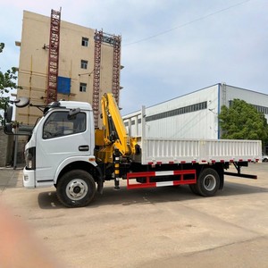 รถเครนติดรถบรรทุก Dongfeng 4x2 จากโรงงานจีน พร้อมบูมแบบ Knuckle Boom ขนาด 5 ตัน สำหรับงานขนย้ายวัสดุ - Product Image 4