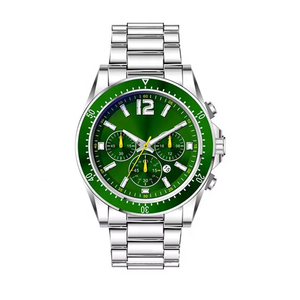 Reloj de Cuarzo Personalizado para Hombre, Esfera Grande, Acero Inoxidable, Cristal de Zafiro, Multifuncional, Fase Lunar, Resistente al Agua - Product Image 4