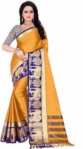 Venta al por mayor Banarasi seda Sari blusa pieza más hermosa ropa de boda para mujeres indias ropa tejida a mano de Surat - Product Image 3