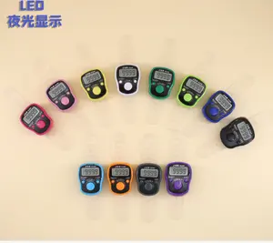 Factory wholesale LED Electronic plastic digital muslim Counter Tasbeeh tasbih Finger ring Hand Tally Counter