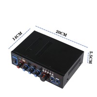 Amplificateur audio HiFi domestique professionnel à 2 canaux haute puissance 30W+30W avec construction métallique durable