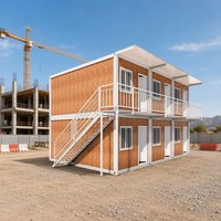 Alloggio per Personale a Due Piani con Bagno, Casa Container Economica a Costruzione Rapida