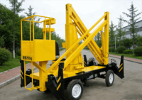 Plateforme élévatrice articulée à quatre roues avec une hauteur de levage de 14 m, qualité certifiée CE