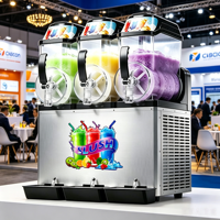 Machine à slush antidérapante en acier inoxydable de qualité commerciale avec réfrigération pour lieux publics et salles de jeux