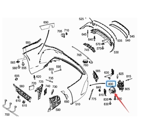 2464900427 per il <span class=keywords><strong>Mercedes</strong></span> A classe CLA <span class=keywords><strong>W117</strong></span> silenziatore di scarico destro - Product Image 6