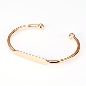 Customized Name Brass Personalized Thin Copper Cuff <b>Bangle</b> Chunky Bracelet <b>for</b> <b>Men</b> - Product Image 4