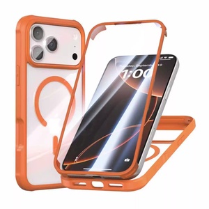 เคสโทรศัพท์แม่เหล็กป้องกัน 360 องศา สำหรับ iPhone 17 Pro Max แบบแข็ง ป้องกันทั้งด้านหน้าและด้านหลัง - Product Image 1