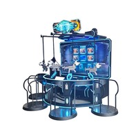 Combat Heroes Co Op Machine de jeu d'arcade de tir multijoueur à pièces à vendre