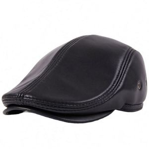 หมวกแก๊ปทรงไอวี่สีดำคุณภาพสูงสำหรับฤดูหนาว เหมาะสำหรับทั้งชายและหญิง สไตล์ลอนดอน อังกฤษ เหมาะสำหรับงานปาร์ตี้ ชายหาด และกีฬา - Product Image 1