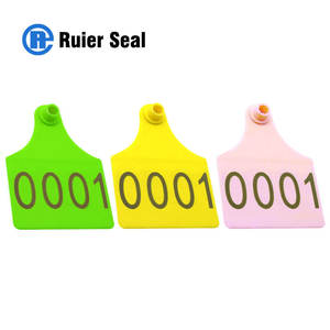 REET015 Etiquetas <span class=keywords><strong>de</strong></span> Oreja Personalizables para Ganado Vacuno, Porcino y Ovino, Nuevas Etiquetas <span class=keywords><strong>de</strong></span> Oreja para Animales con Impresión Láser Personalizada, Núcleo <span class=keywords><strong>de</strong></span> TPU <span class=keywords><strong>de</strong></span> 100x77 mm - Product Image 5