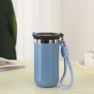 304 Stainless Steel Vacuum Insulated Beer <b>Mug</b> Carrying Strap 6-12 Hours Thermal Insulation Modern Design Business Gift - Product Image 2