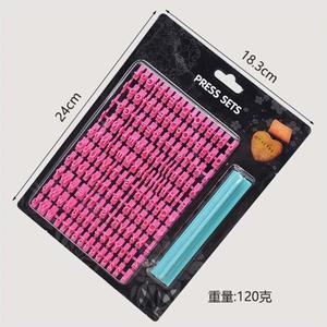 Outils de pâtisserie DIY : Emporte-pièces à chiffres et lettres, <span class=keywords><strong>presse</strong></span> à biscuits, moule à gâteau - Product Image 2