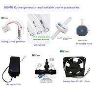 Pompe à air en plastique DGOzone, prix d'usine, expédition immédiate, 5-7LPM, pour aquarium et bassin à poissons/générateur d'ozone, pompe source d'air