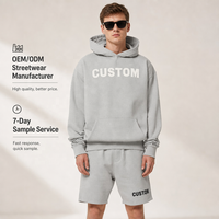 Benta Shangpin ODM – Ensemble deux pièces pour homme : sweat à capuche oversize et short en polaire – Fabricants pour marques personnalisées