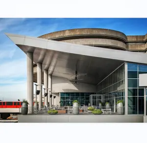 工厂价格快速设置大跨度钢航天机场站屋顶金属结构屋顶