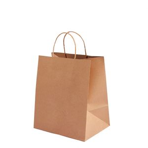 Large Loading Capacity Big Paper <b>Bags</b> Custom Printed Shopping Paper <b>Bag</b> Brown Kraft Paper <b>Bag</b> with Handle for Clothing - Product Image 1