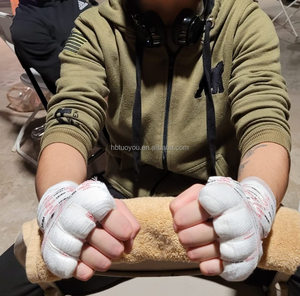 Nhà máy tùy chỉnh mạnh mẽ dính thể thao băng bông kẽm Oxit cuộn cho chiến đấu in bảo vệ đấm bốc Băng - Product Image 5